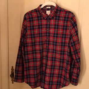 J.Crew Factory plaid button up
